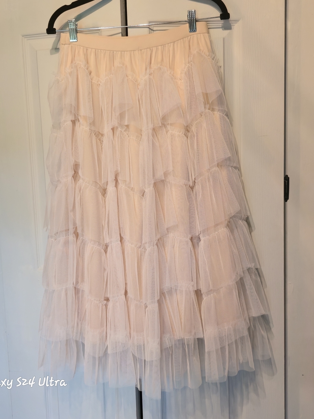 Balletcore Tulle Maxi Skirt - Blush - Picture 5 of 6